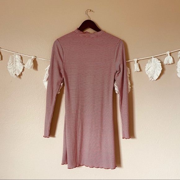 Copper Key | Ribbed Long Sleeve Dress - Picture 5 of 5